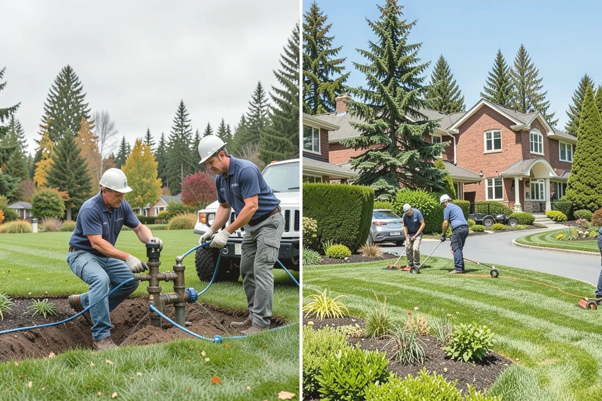 Downspout Burial in Burien, King County, WA - Locate each downspout and plan the buried routing