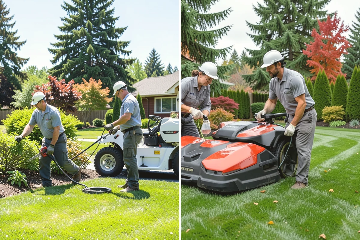 Downspout Burial in Carbonado, Pierce County, WA - Locate each downspout and plan the buried routing
