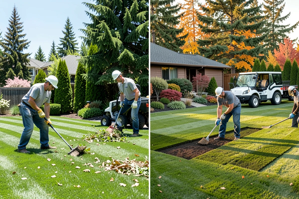 Downspout Burial in Concrete, Skagit County, WA - Locate each downspout and plan the buried routing