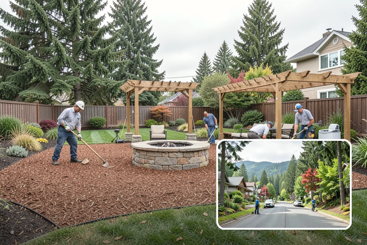 Downspout Burial in Darrington, Snohomish County, WA - Moves roof runoff away from the foundation