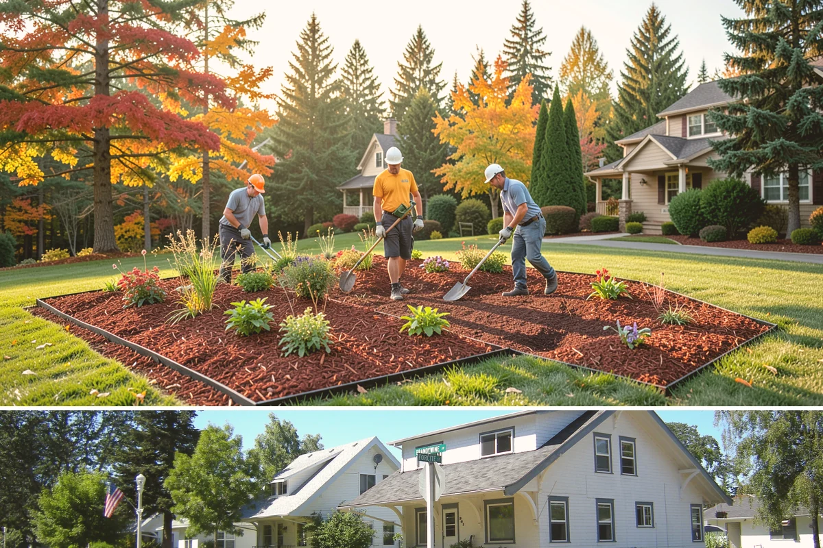 Downspout Burial in DuPont, Pierce County, WA - Can be installed year-round, though drier summer soils make trenching and surface restoration quicker and cleaner.