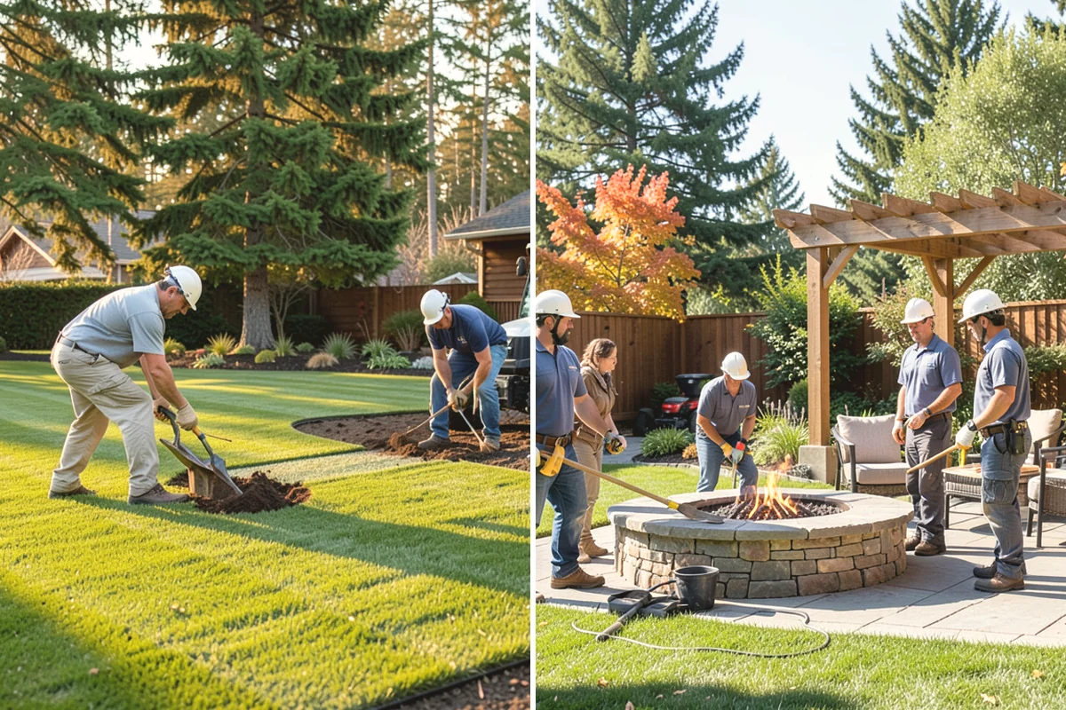 Downspout Burial in Duvall, King County, WA - Locate each downspout and plan the buried routing