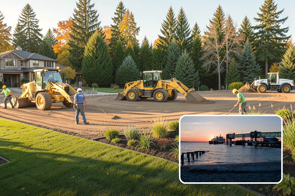 Downspout Burial in Edmonds, Snohomish County, WA - Moves roof runoff away from the foundation
