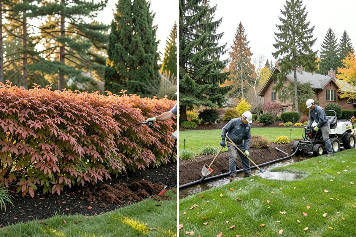 Downspout Burial in Fircrest, Pierce County, WA - Locate each downspout and plan the buried routing