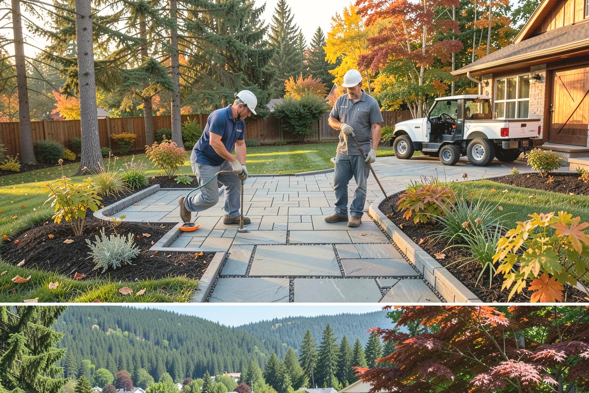 Downspout Burial in Index, Snohomish County, WA - Can be installed year-round, though drier summer soils make trenching and surface restoration quicker and cleaner.