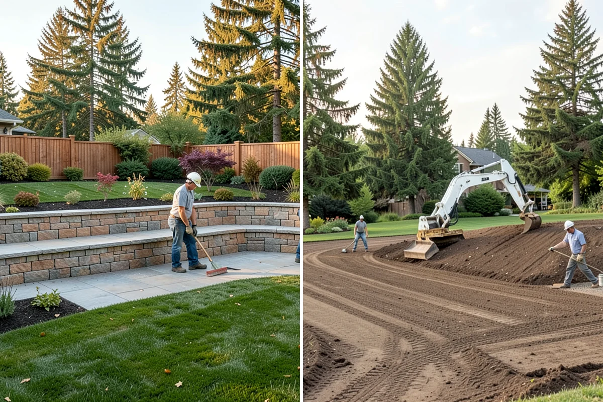 Downspout Burial in Kenmore, King County, WA - Locate each downspout and plan the buried routing