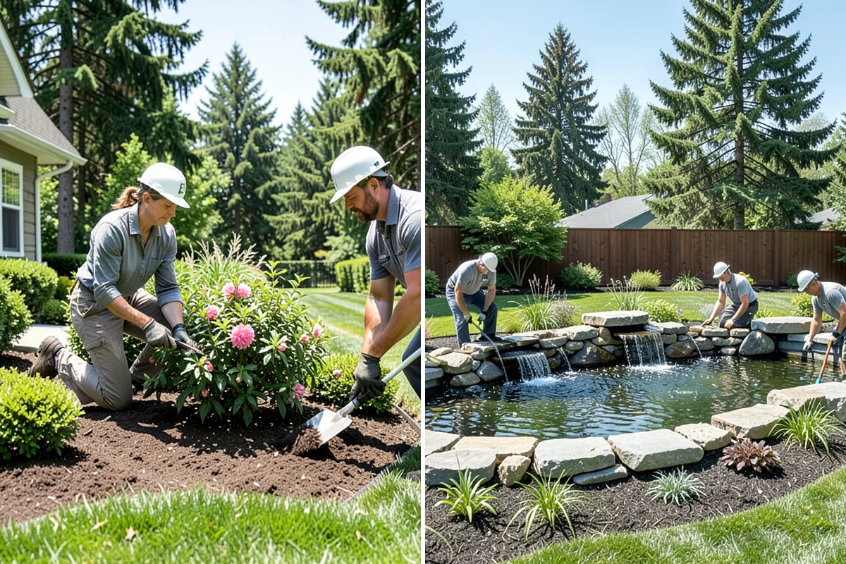 Downspout Burial in Lake Forest Park, King County, WA - Locate each downspout and plan the buried routing