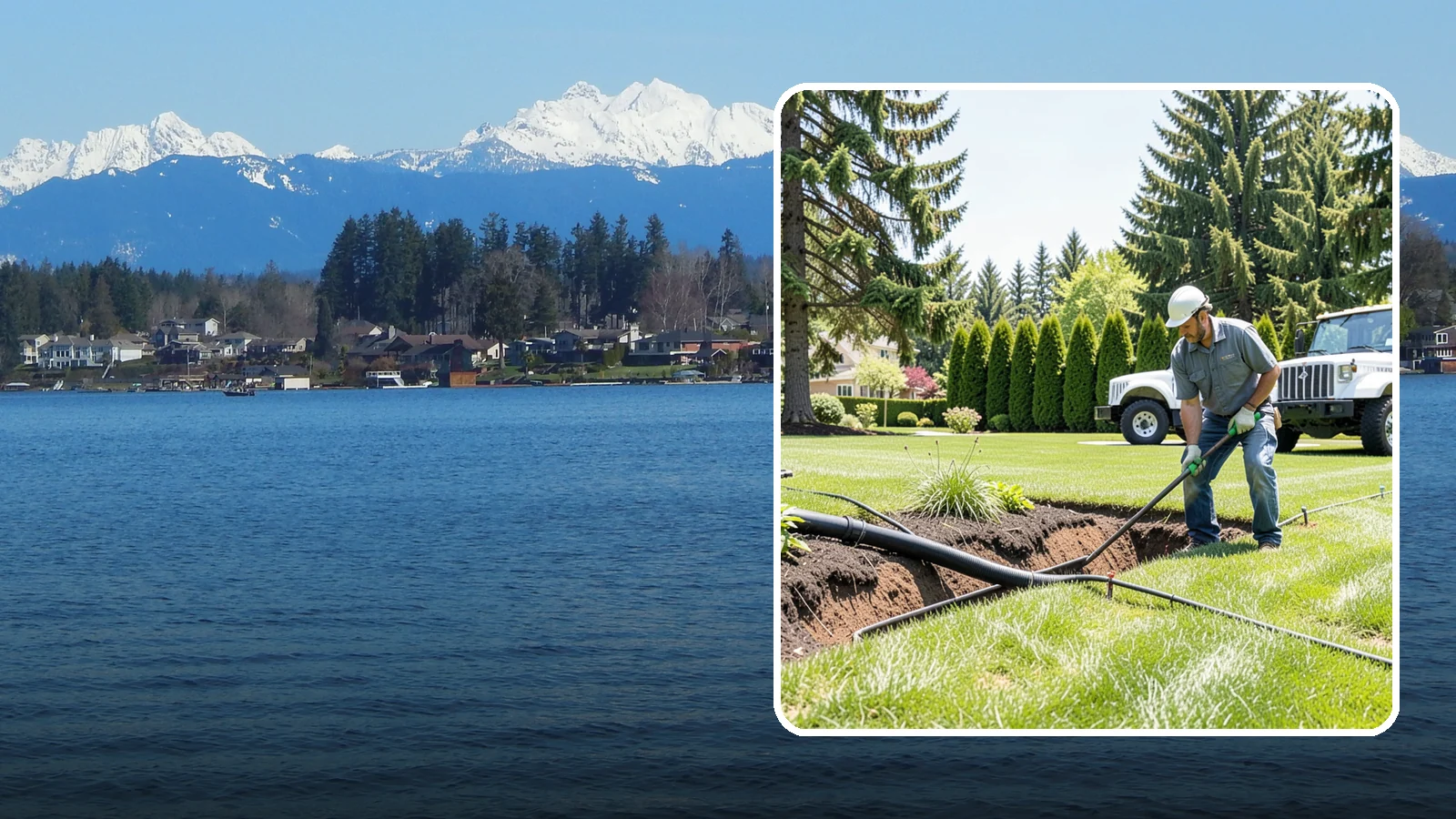 Downspout Burial in Lake Stevens, Snohomish County, WA - We bury and pipe your downspout discharge underground, carrying roof runoff well away from the foundation to a safe outlet.