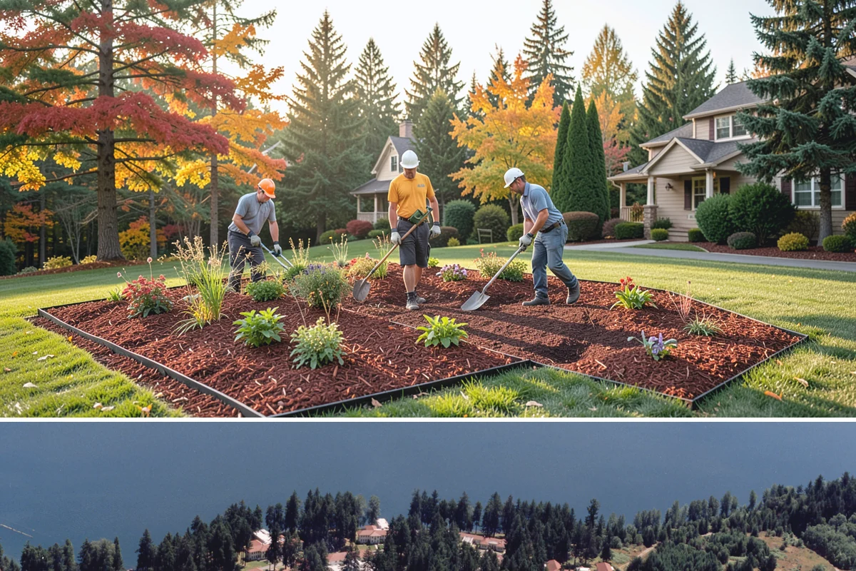 Downspout Burial in Lakewood, Pierce County, WA - Can be installed year-round, though drier summer soils make trenching and surface restoration quicker and cleaner.