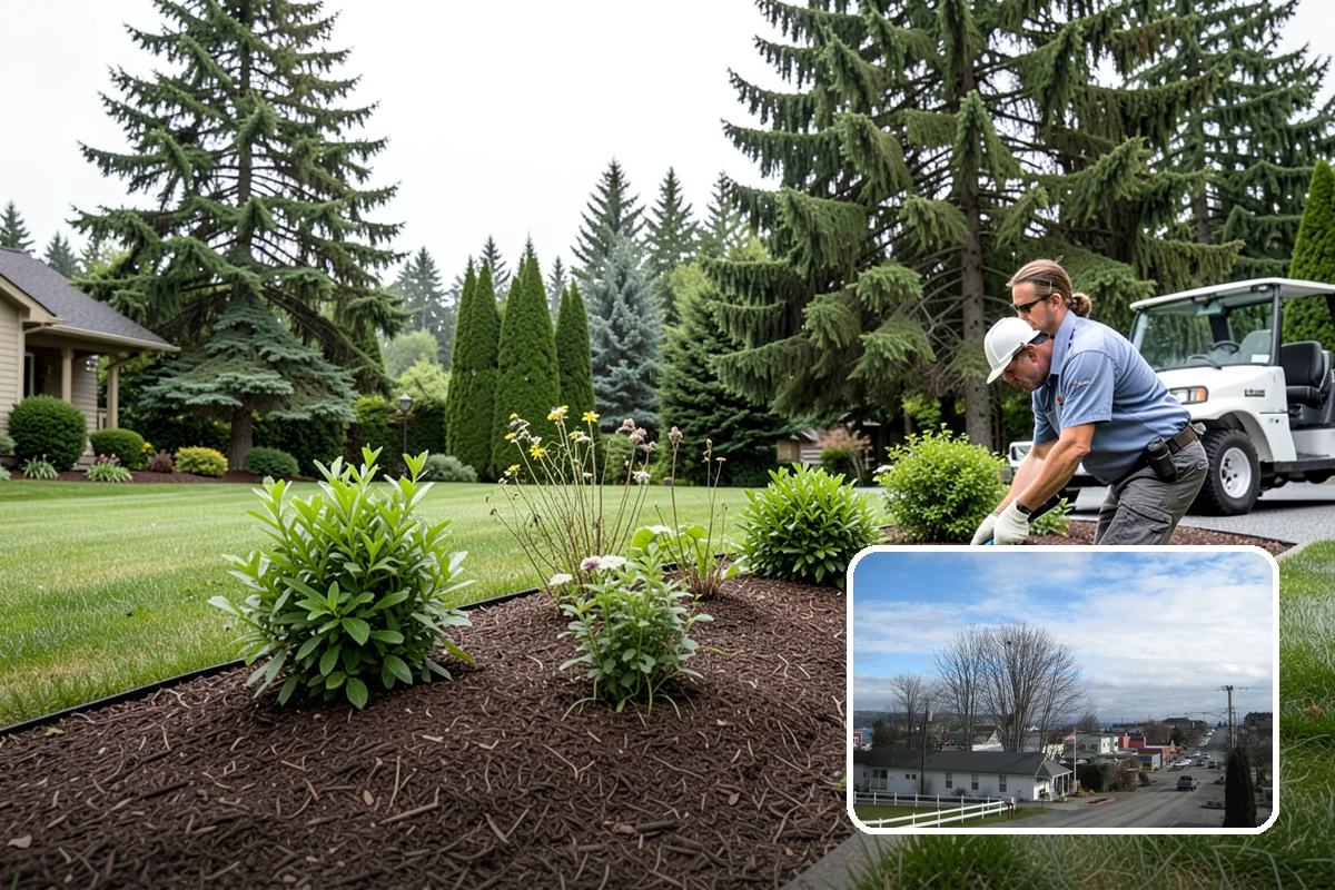 Downspout Burial in Langley, Island County, WA - Moves roof runoff away from the foundation