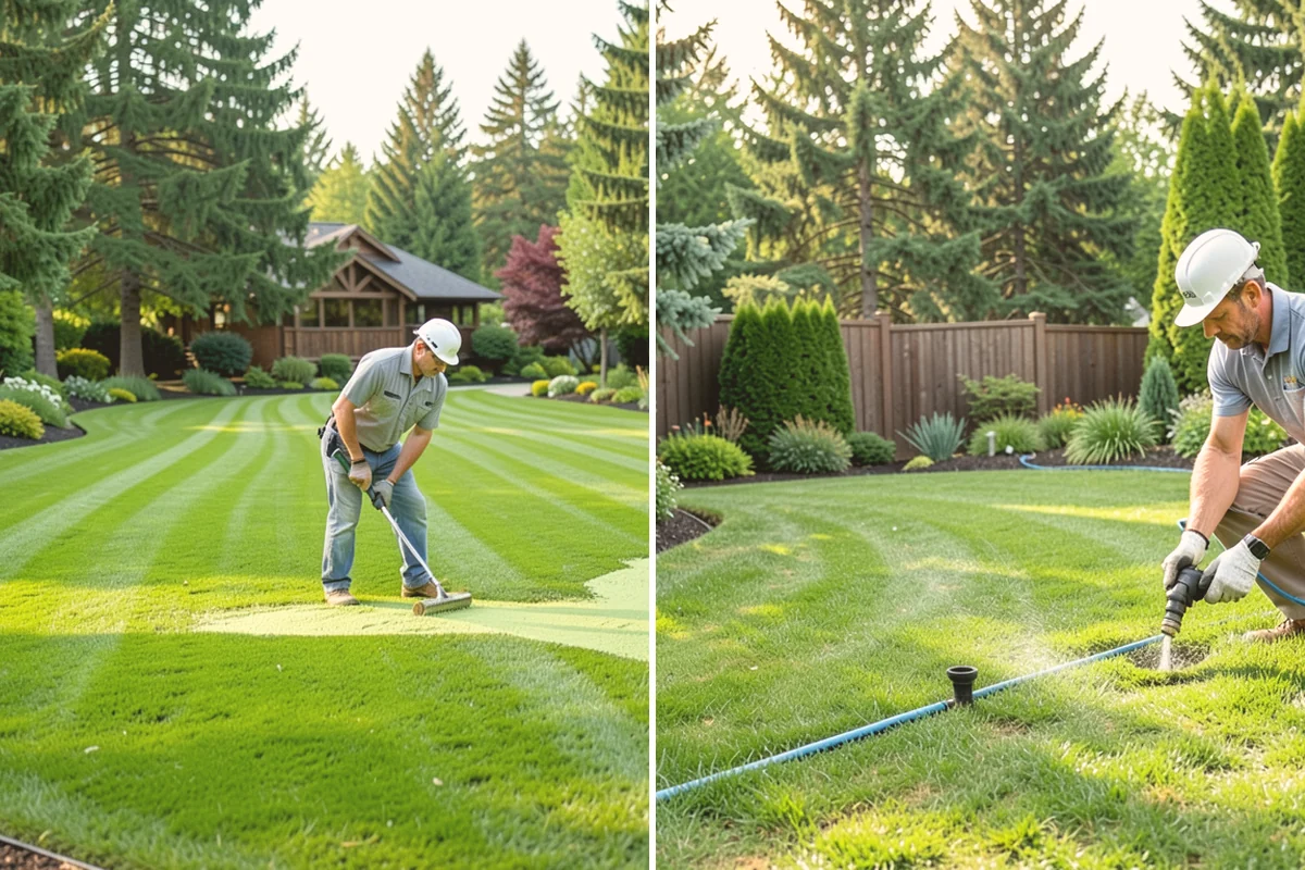 Downspout Burial in Langley, Island County, WA - Locate each downspout and plan the buried routing