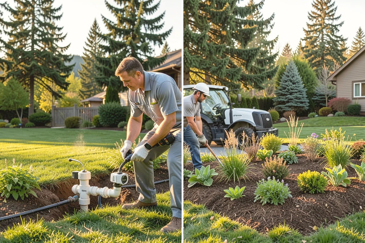 Downspout Burial in Monroe, Snohomish County, WA - Locate each downspout and plan the buried routing