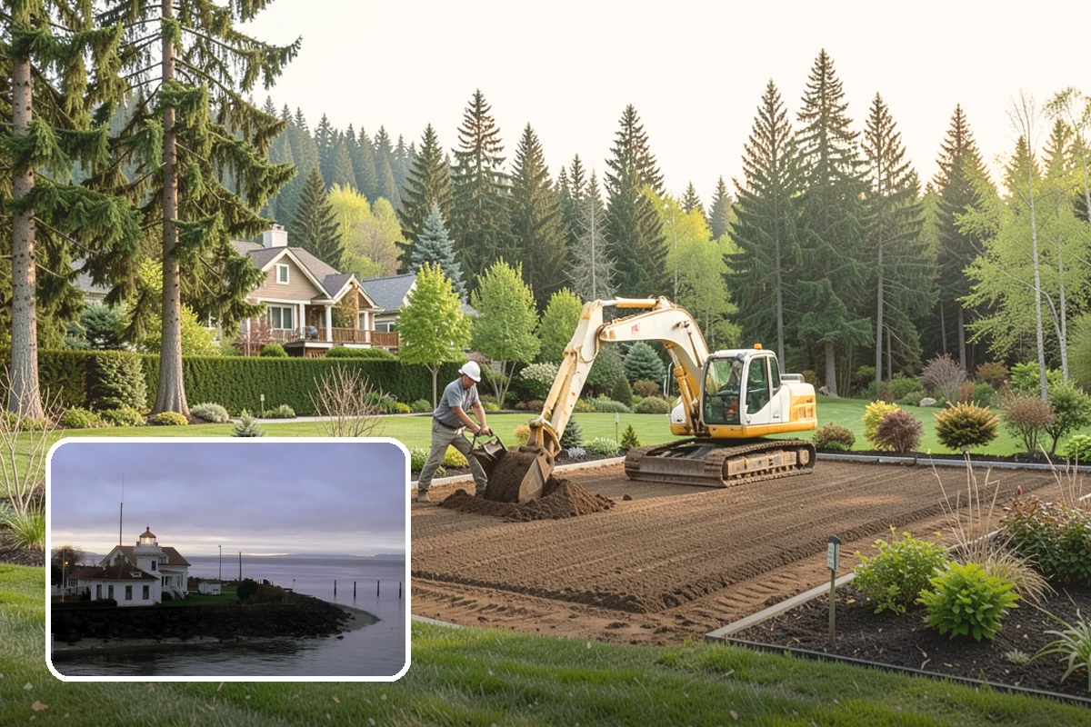 Downspout Burial in Mukilteo, Snohomish County, WA - Moves roof runoff away from the foundation