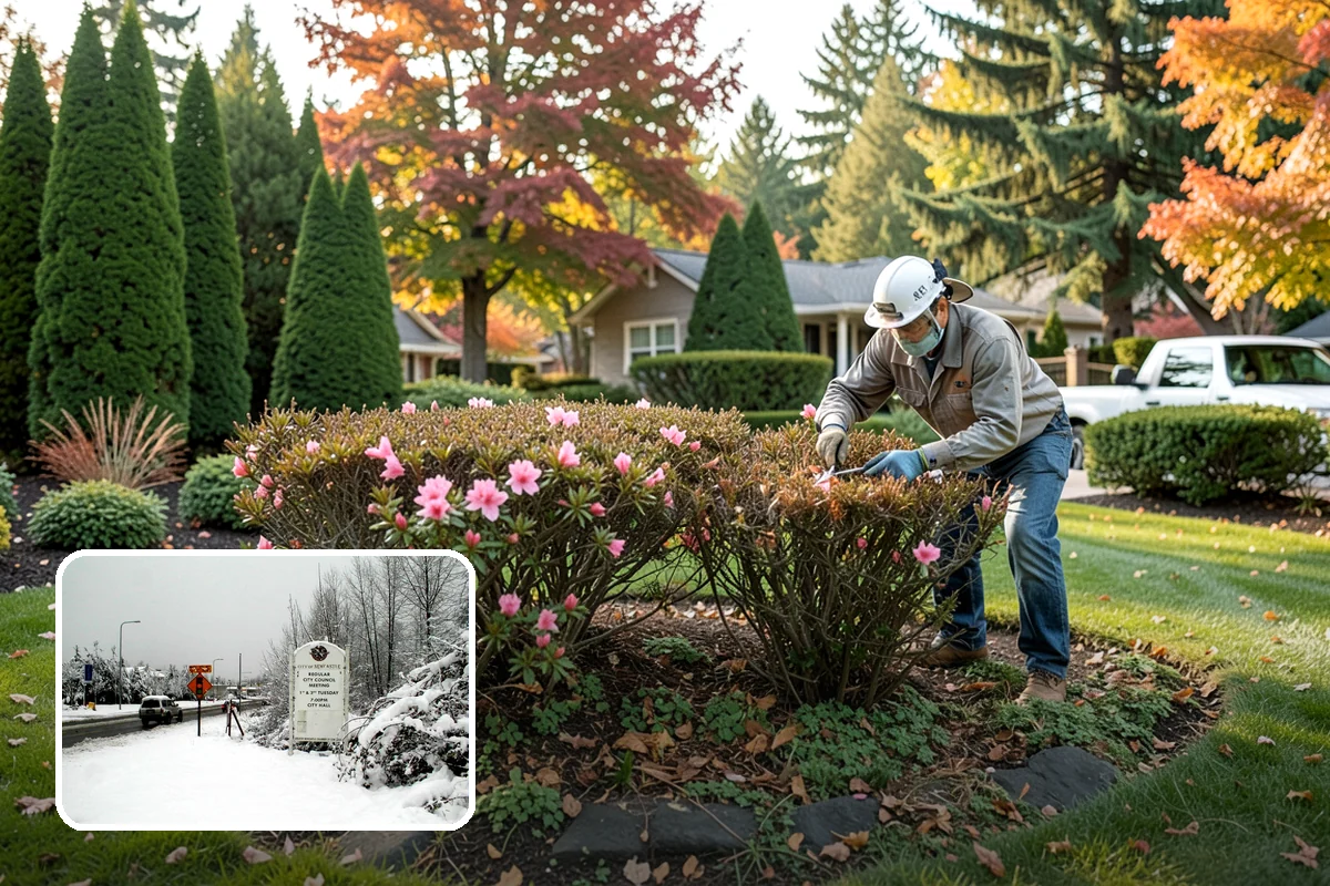Downspout Burial in Newcastle, King County, WA - Moves roof runoff away from the foundation