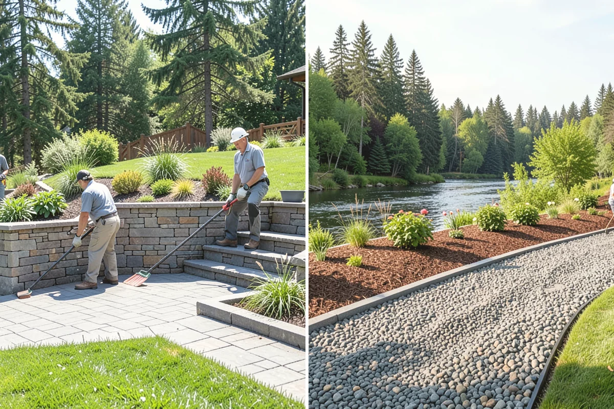 Downspout Burial in Oak Harbor, Island County, WA - Locate each downspout and plan the buried routing