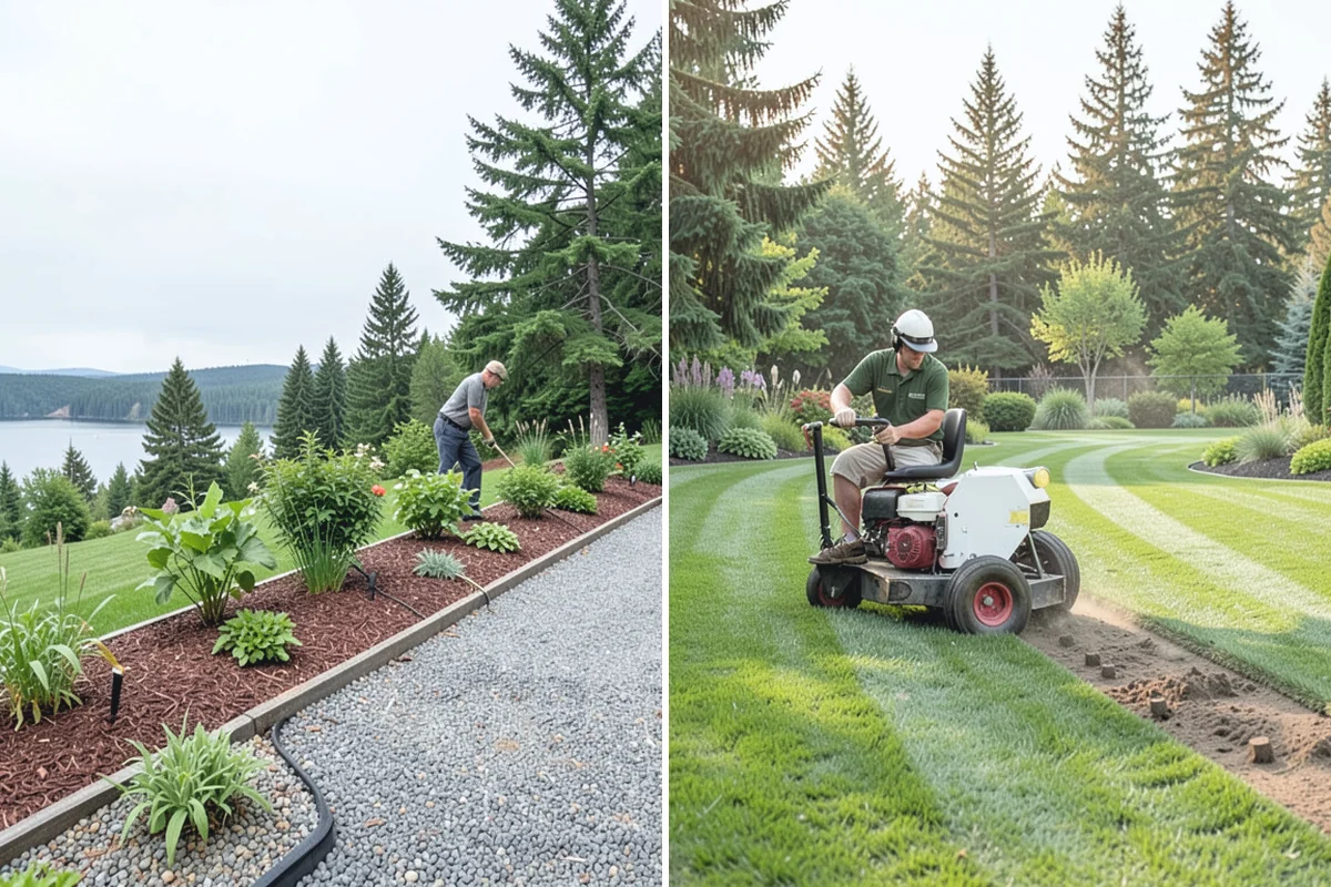 Downspout Burial in Roy, Pierce County, WA - Locate each downspout and plan the buried routing