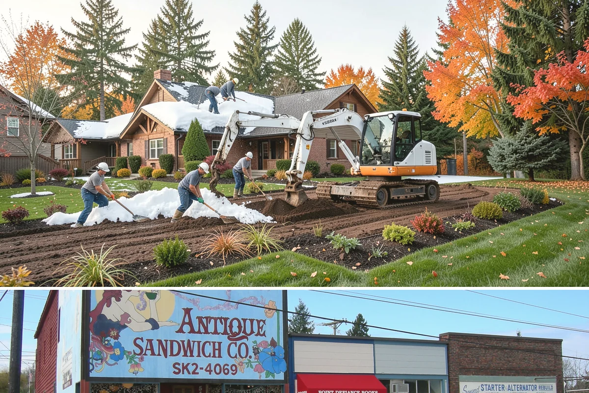 Downspout Burial in Ruston, Pierce County, WA - Can be installed year-round, though drier summer soils make trenching and surface restoration quicker and cleaner.