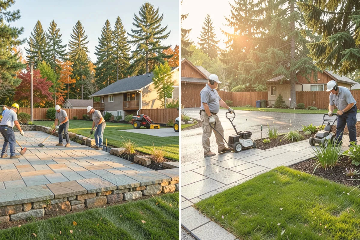 Downspout Burial in Sammamish, King County, WA - Locate each downspout and plan the buried routing