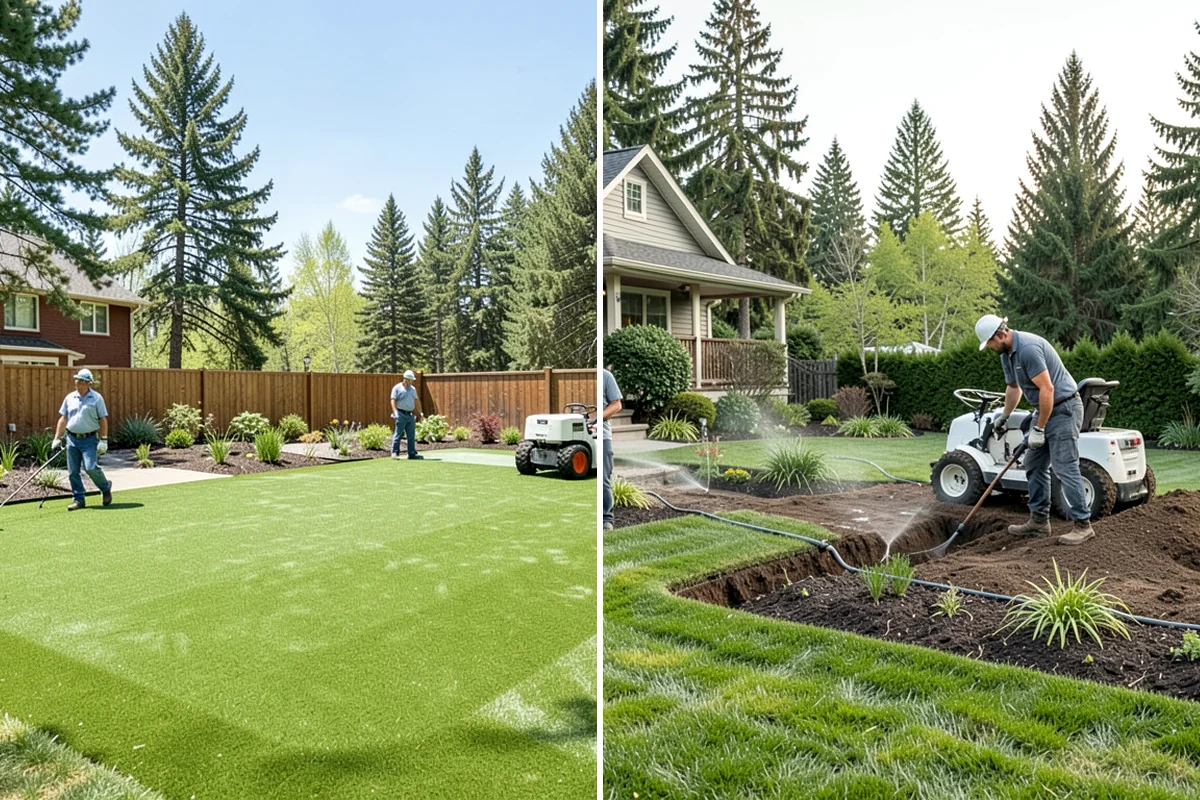 Downspout Burial in Seattle, King County, WA - Locate each downspout and plan the buried routing