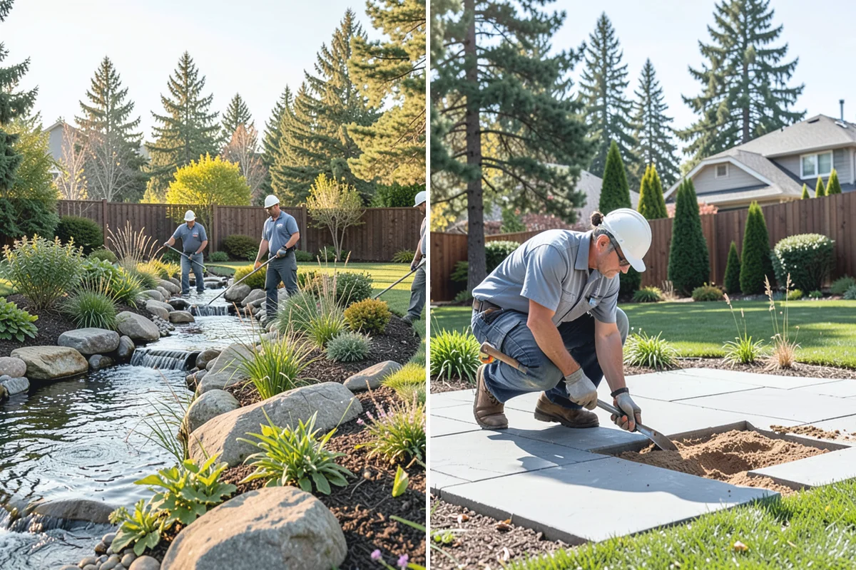 Downspout Burial in South Prairie, Pierce County, WA - Locate each downspout and plan the buried routing