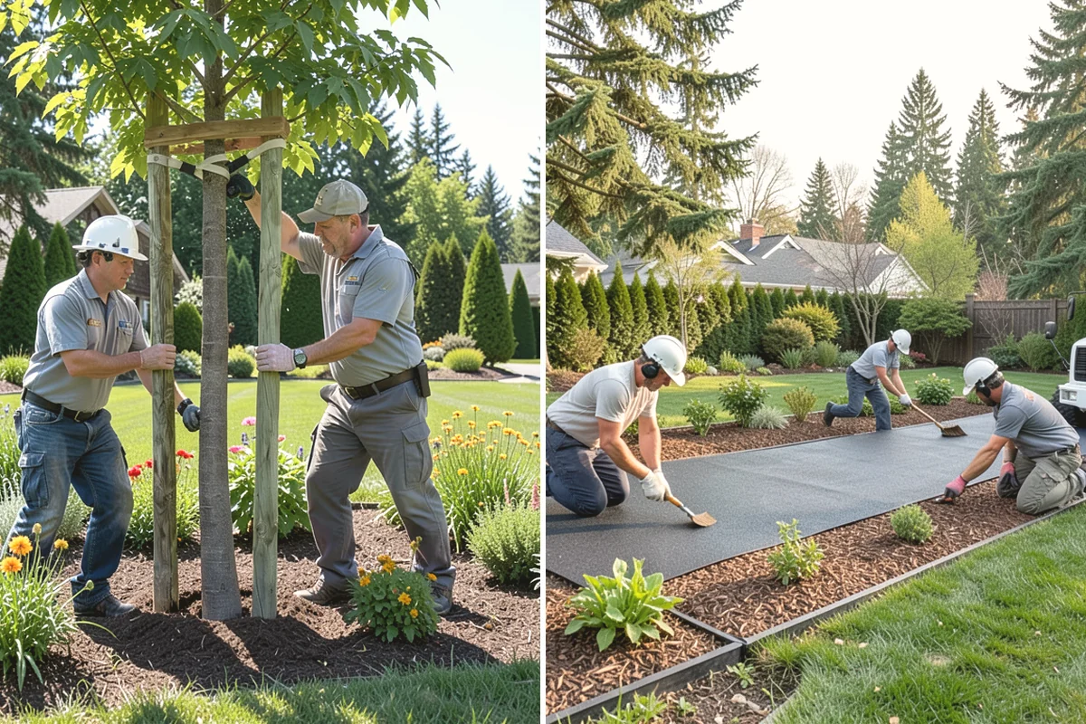 Downspout Burial in Steilacoom, Pierce County, WA - Locate each downspout and plan the buried routing