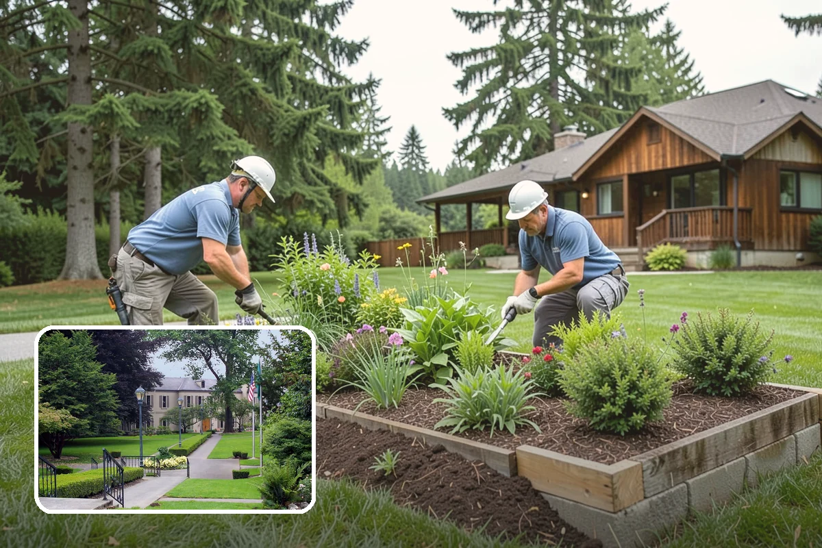 Downspout Burial in Woodinville, King County, WA - Moves roof runoff away from the foundation