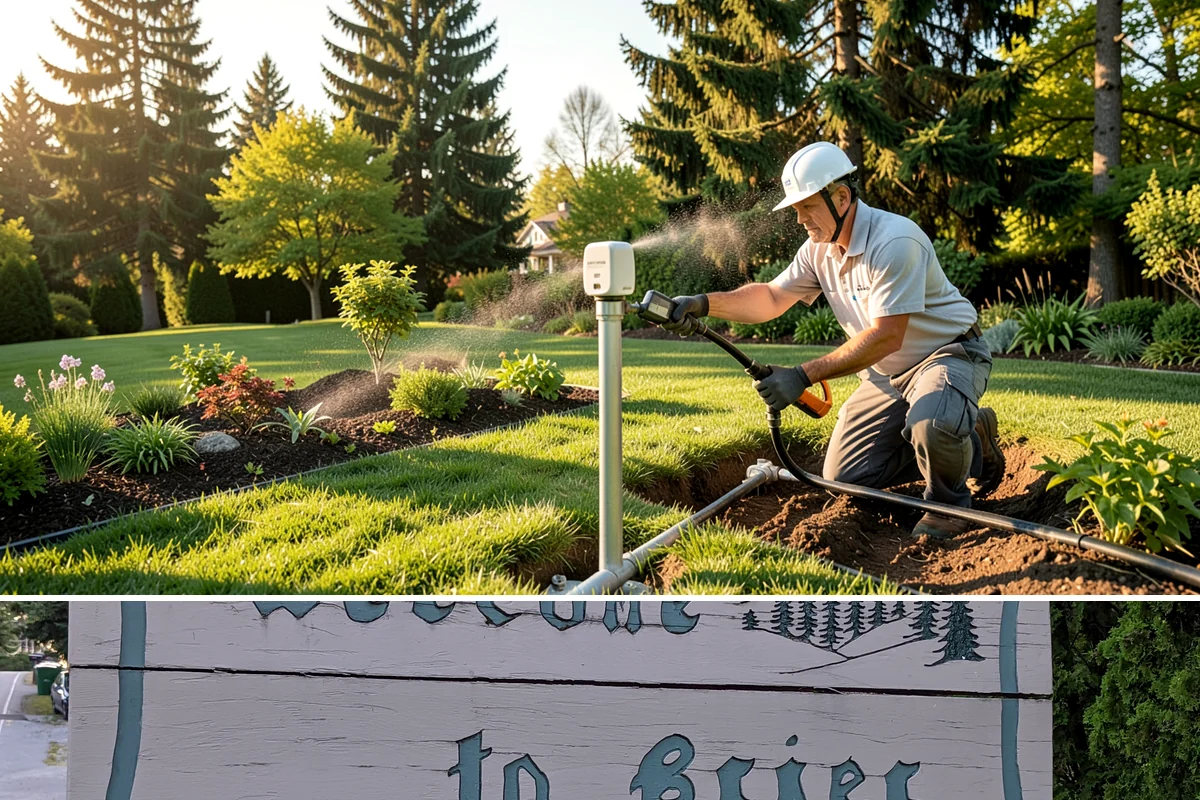 Downspout Drainage in Brier, Snohomish County, WA - Best installed in drier conditions.