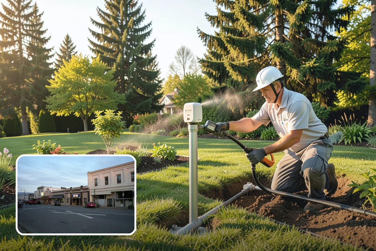 Downspout Drainage in Burlington, Skagit County, WA - Moves roof water away from the foundation