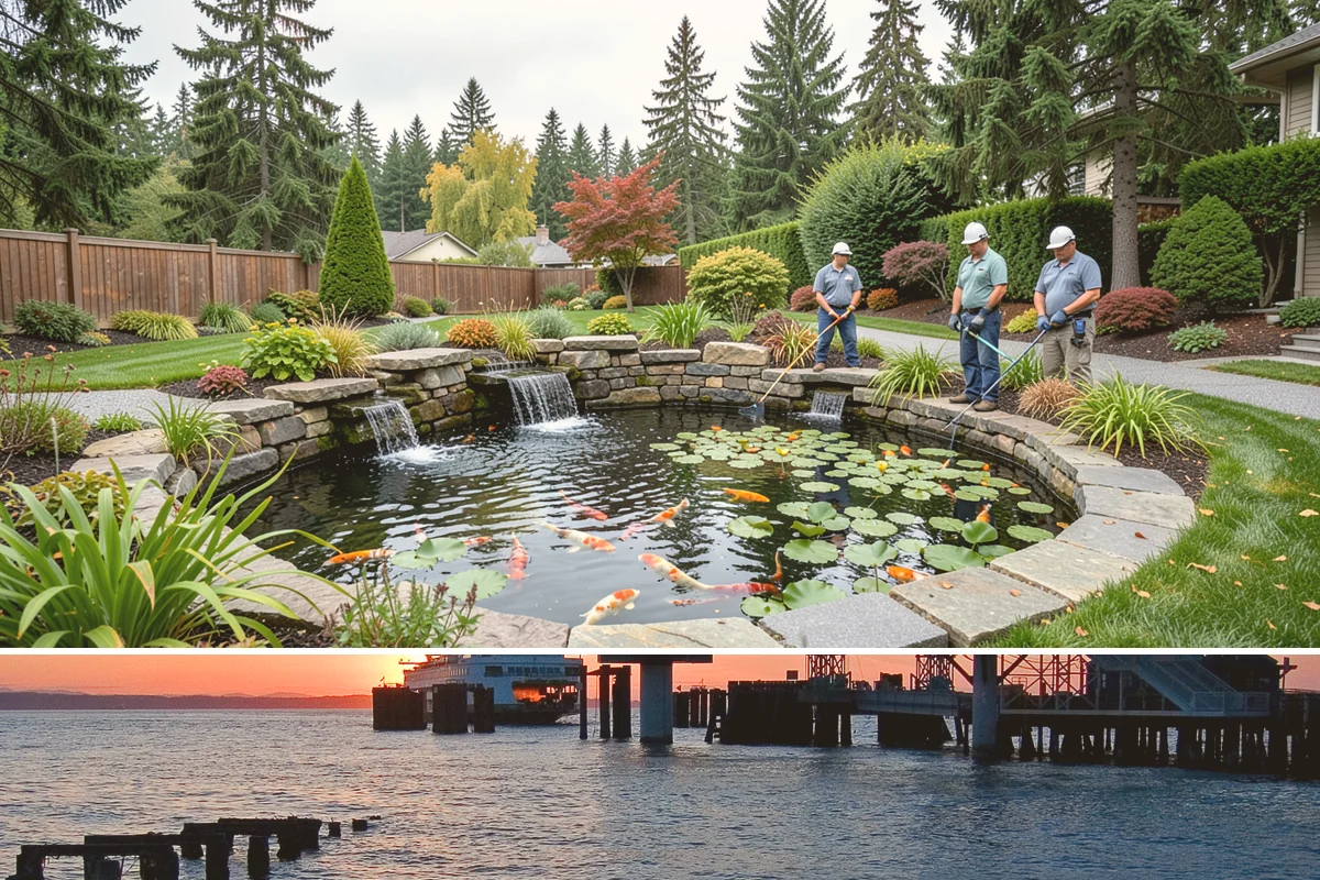 Downspout Drainage in Edmonds, Snohomish County, WA - Best installed in drier conditions.