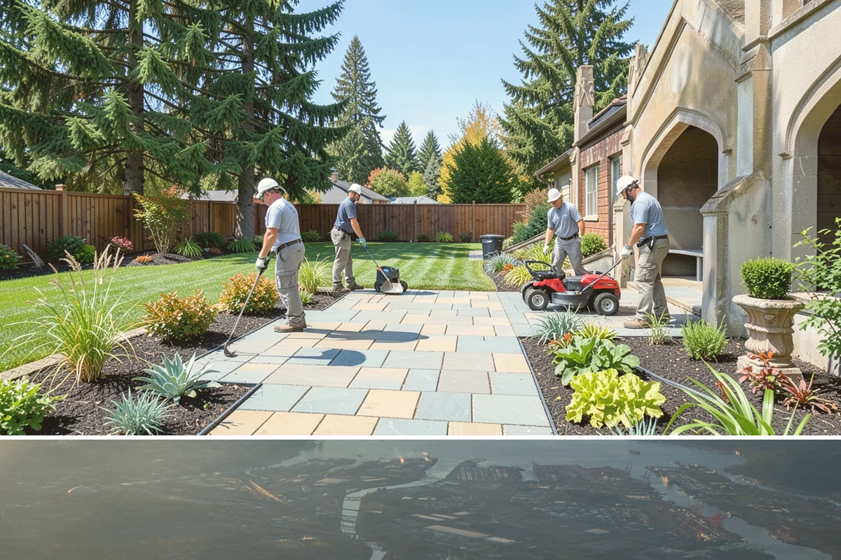 Downspout Drainage in Fife, Pierce County, WA - Best installed in drier conditions.