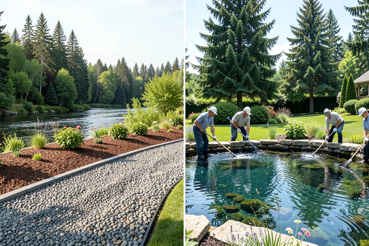 Downspout Drainage in Puyallup, Pierce County, WA - Assess downspouts and runoff volume