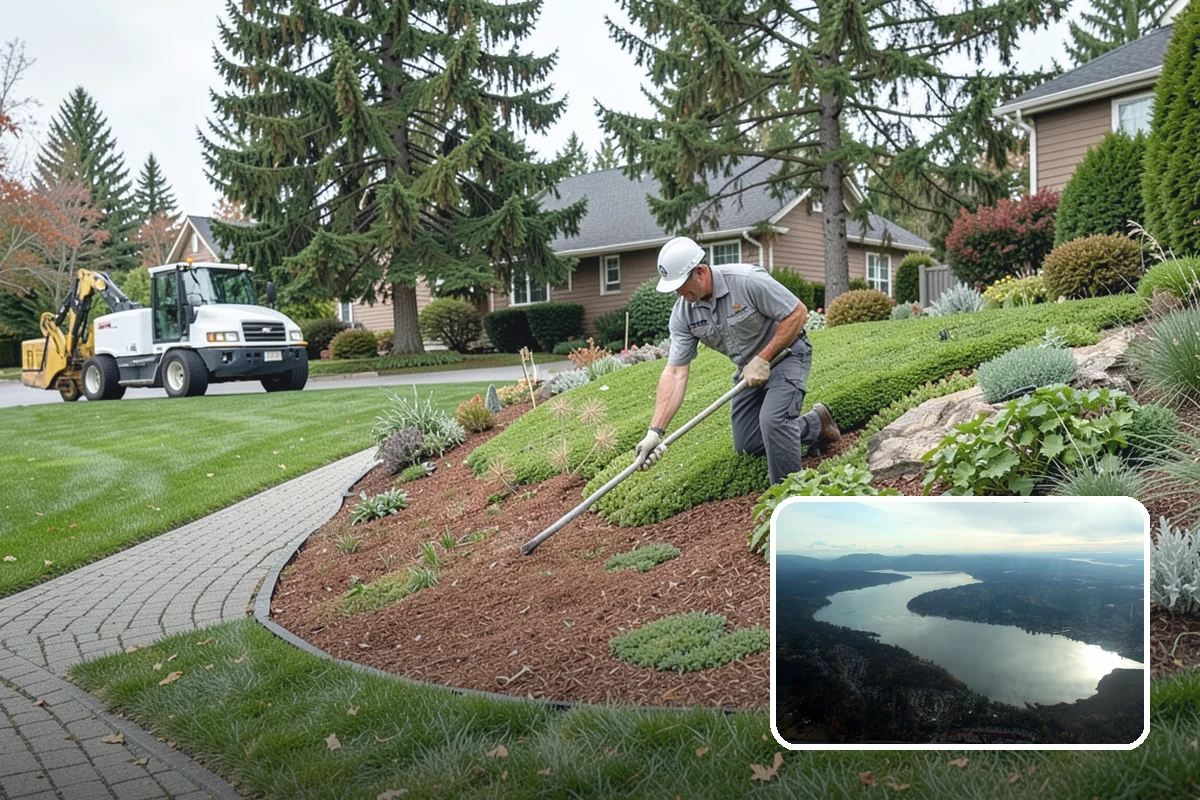 Downspout Drainage in Sammamish, King County, WA - Moves roof water away from the foundation