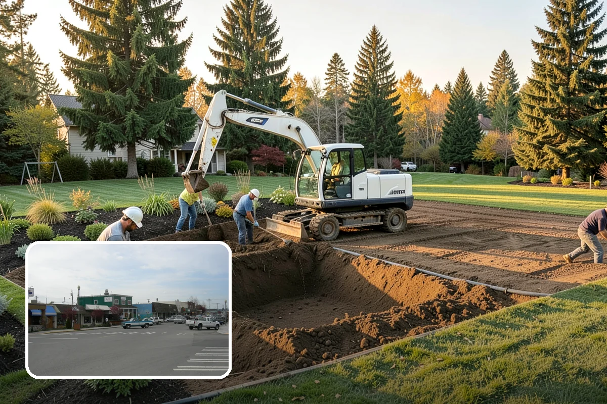 Downspout Drainage in Stanwood, Snohomish County, WA - Moves roof water away from the foundation
