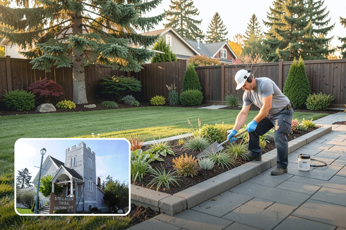 Downspout Drainage in Steilacoom, Pierce County, WA - Moves roof water away from the foundation