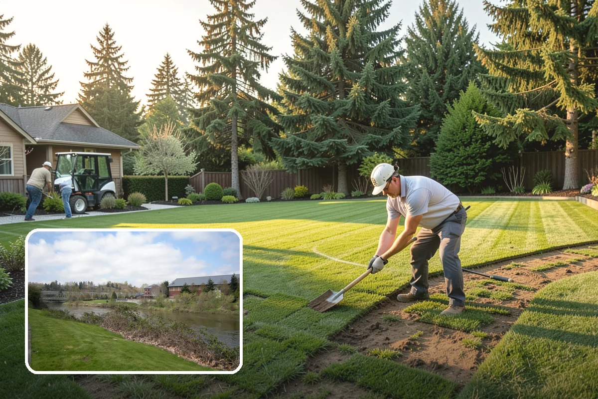 Downspout Drainage in Tukwila, King County, WA - Moves roof water away from the foundation