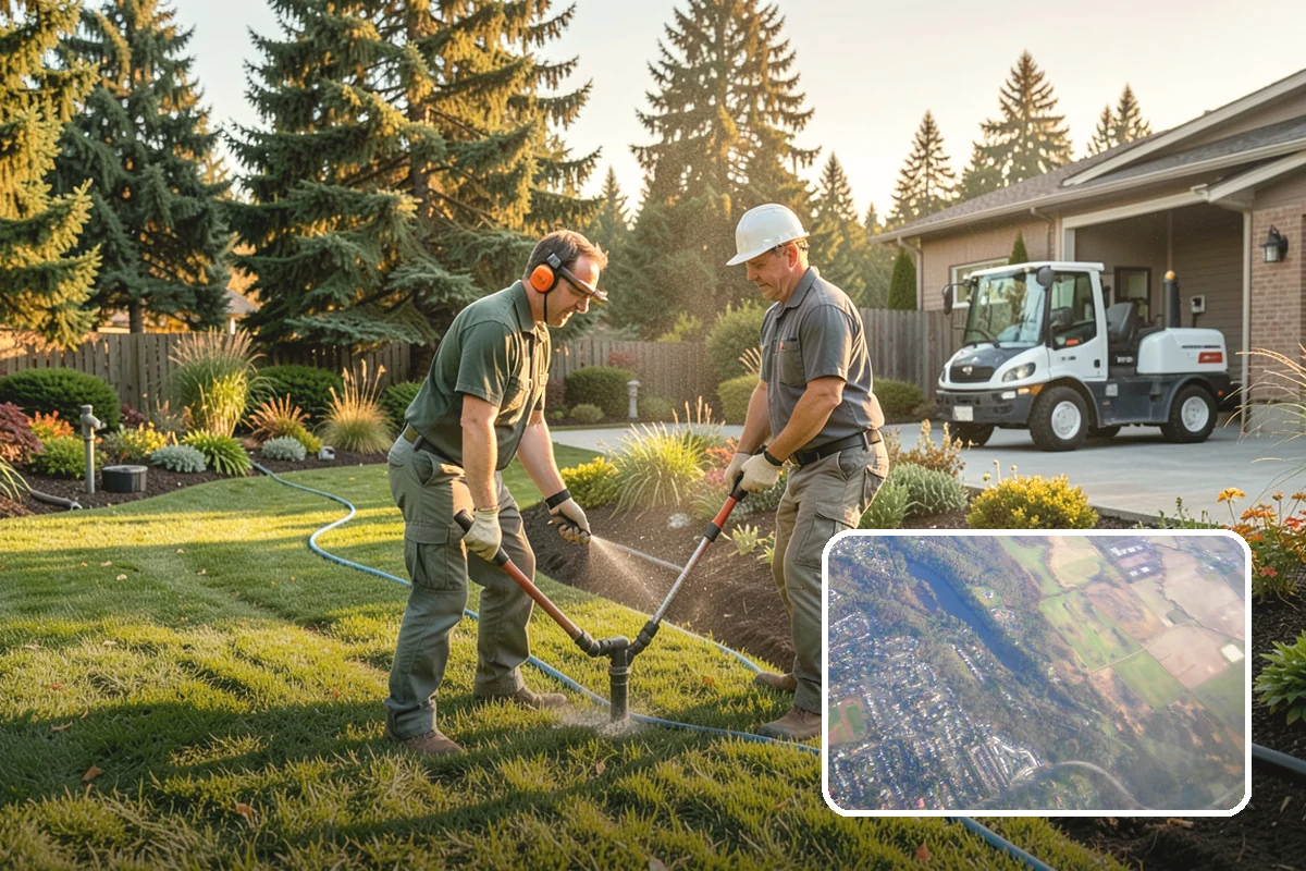 Drain Rock Installation in Algona, King County, WA - Rapidly channels water away from foundations and low spots