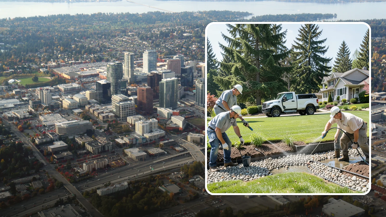 Drain Rock Installation in Bellevue, King County, WA - Clean, washed 3/4-inch rock engineered to move water fast through French drains, footings, and wet-yard fixes.