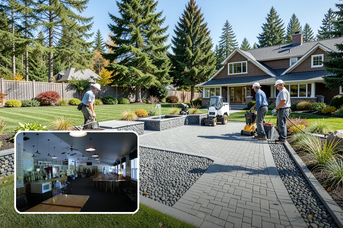 Drain Rock Installation in Black Diamond, King County, WA - Rapidly channels water away from foundations and low spots