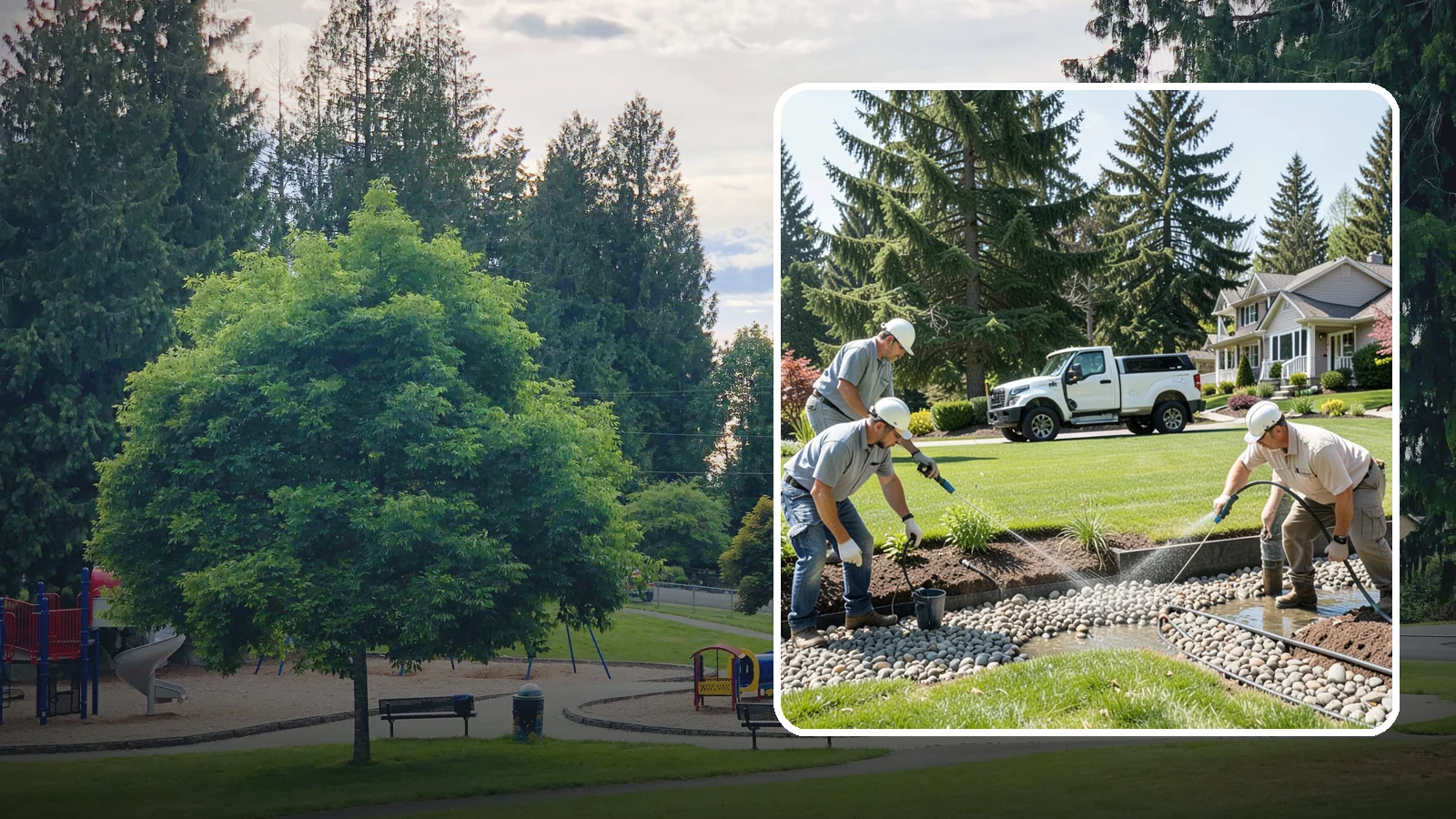 Drain Rock Installation in Bonney Lake, Pierce County, WA - Clean, washed 3/4-inch rock engineered to move water fast through French drains, footings, and wet-yard fixes.