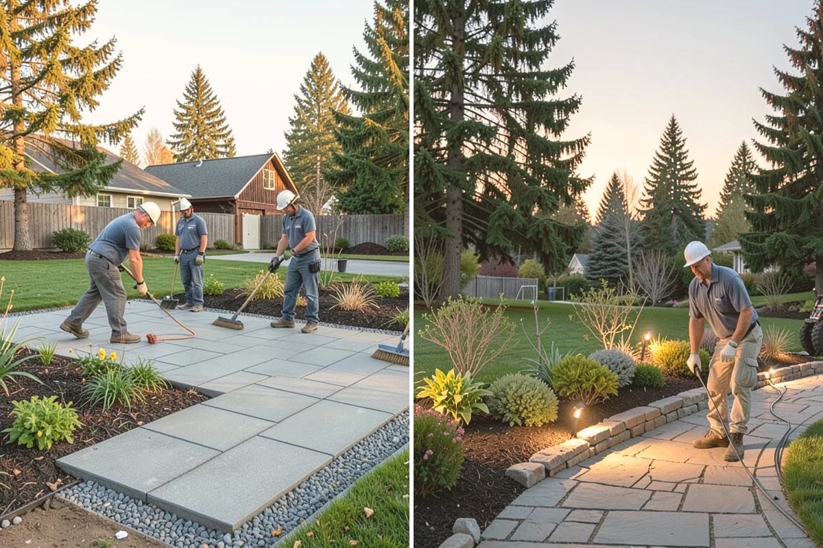 Drain Rock Installation in Bothell, King County, WA - Excavate the drain trench or area to the required depth and slope