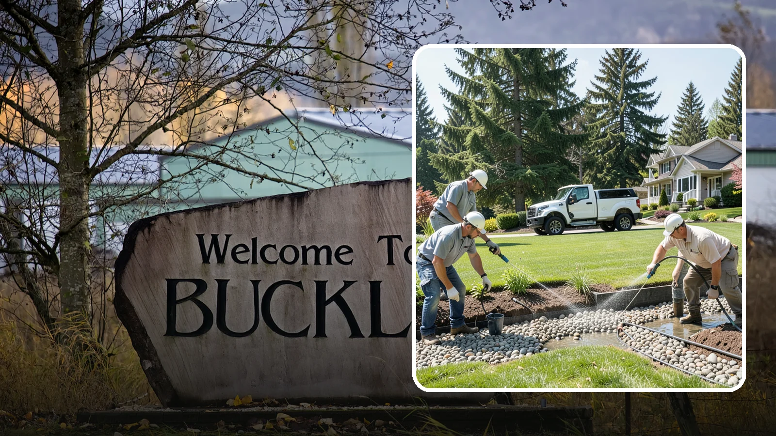 Drain Rock Installation in Buckley, Pierce County, WA - Clean, washed 3/4-inch rock engineered to move water fast through French drains, footings, and wet-yard fixes.