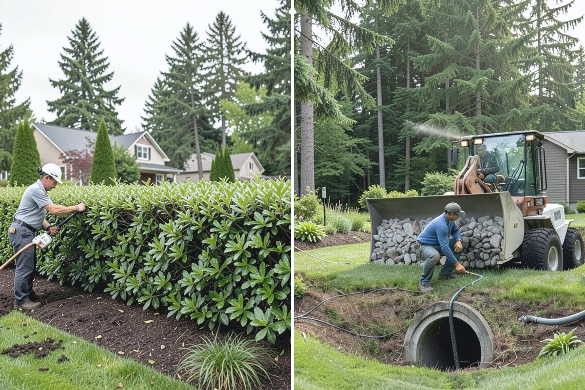 Drain Rock Installation in Buckley, Pierce County, WA - Excavate the drain trench or area to the required depth and slope