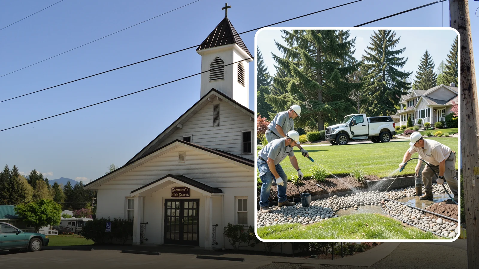Drain Rock Installation in Concrete, Skagit County, WA - Clean, washed 3/4-inch rock engineered to move water fast through French drains, footings, and wet-yard fixes.