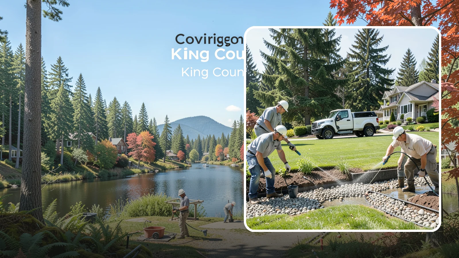 Drain Rock Installation in Covington, King County, WA - Clean, washed 3/4-inch rock engineered to move water fast through French drains, footings, and wet-yard fixes.