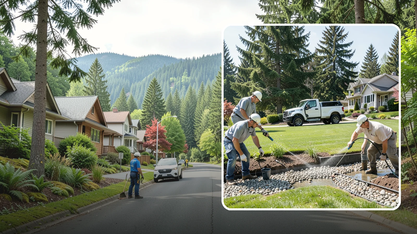 Drain Rock Installation in Darrington, Snohomish County, WA - Clean, washed 3/4-inch rock engineered to move water fast through French drains, footings, and wet-yard fixes.