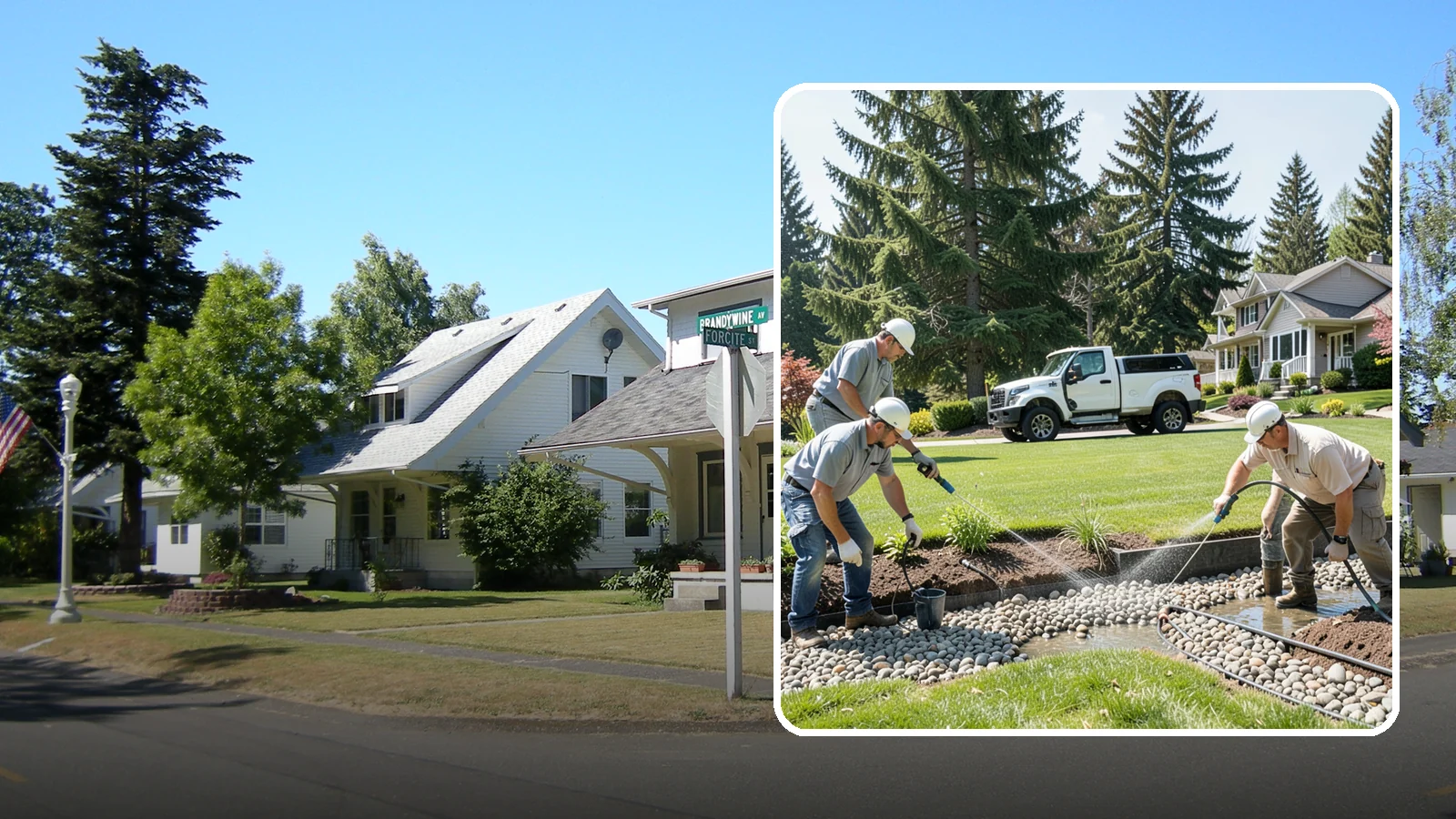 Drain Rock Installation in DuPont, Pierce County, WA - Clean, washed 3/4-inch rock engineered to move water fast through French drains, footings, and wet-yard fixes.
