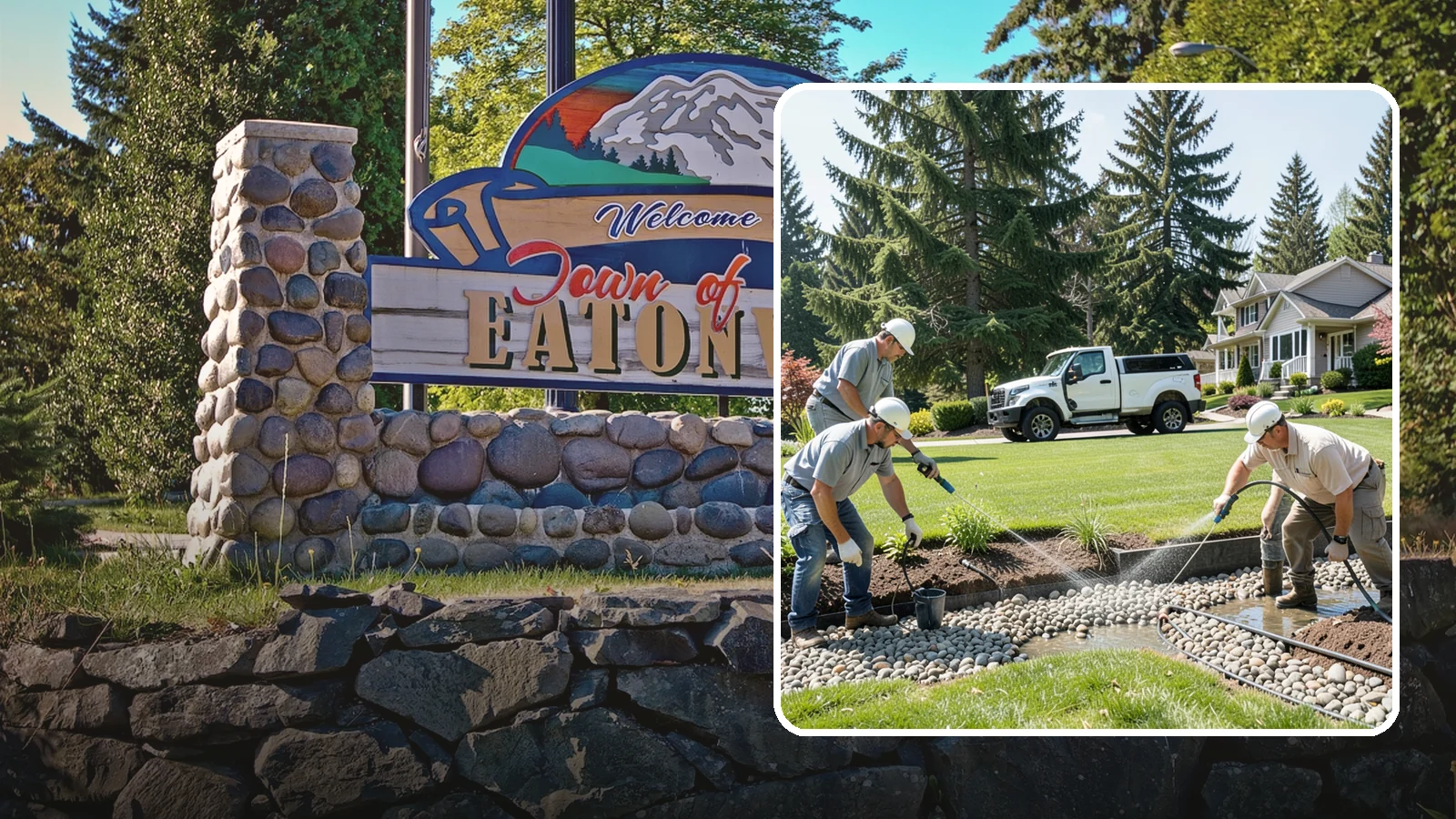 Drain Rock Installation in Eatonville, Pierce County, WA - Clean, washed 3/4-inch rock engineered to move water fast through French drains, footings, and wet-yard fixes.