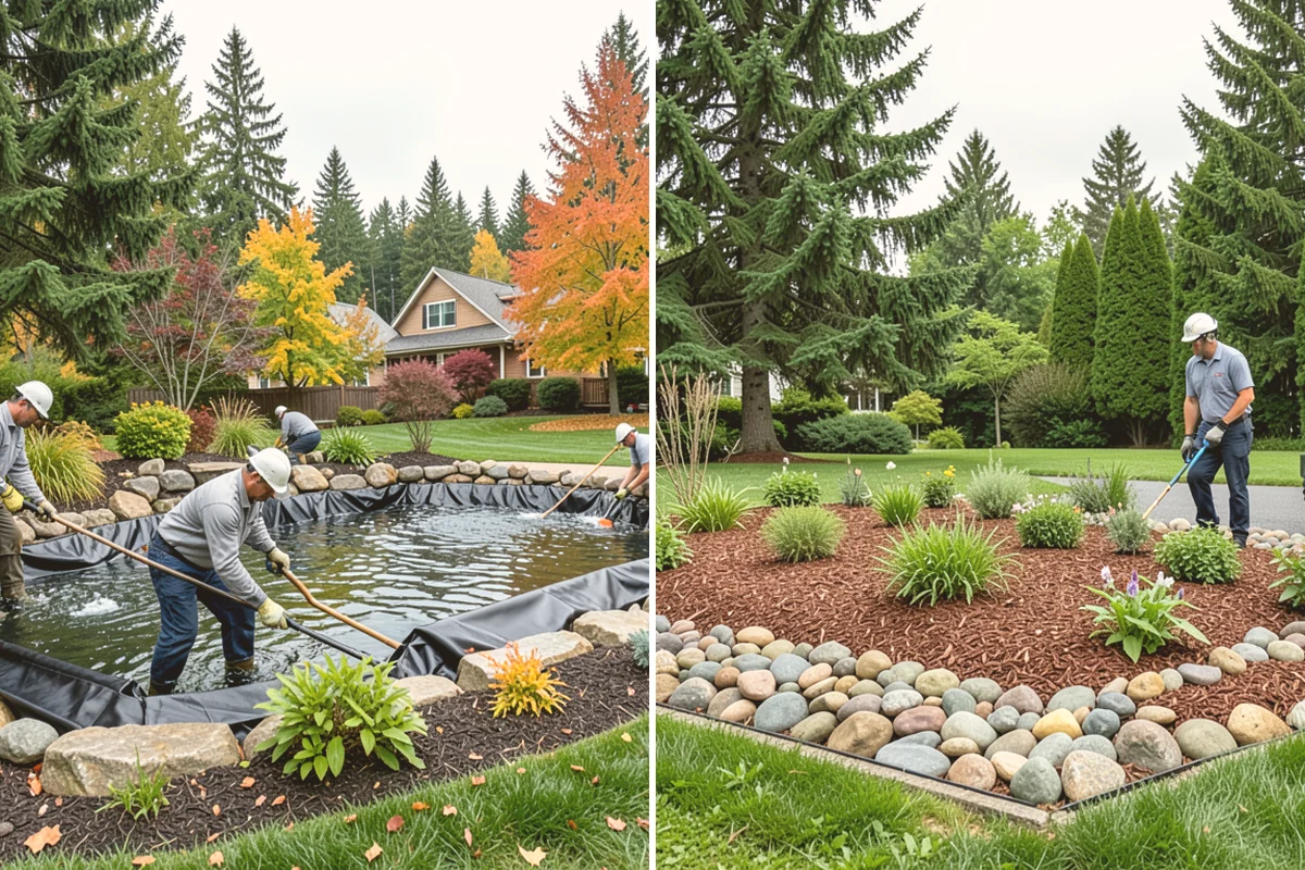 Drain Rock Installation in Eatonville, Pierce County, WA - Excavate the drain trench or area to the required depth and slope