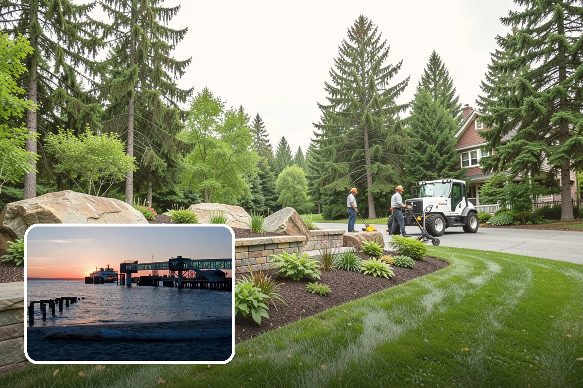 Drain Rock Installation in Edmonds, Snohomish County, WA - Rapidly channels water away from foundations and low spots