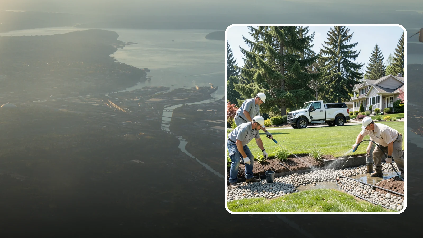 Drain Rock Installation in Fife, Pierce County, WA - Clean, washed 3/4-inch rock engineered to move water fast through French drains, footings, and wet-yard fixes.